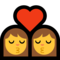 Kiss: Woman, Woman emoji on Microsoft